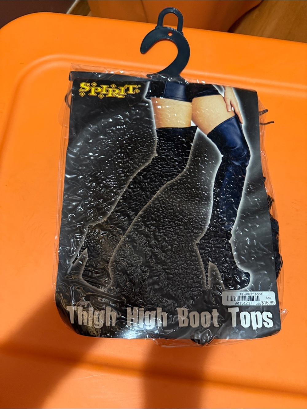 Spirit Thigh-High Boot Tops - Black